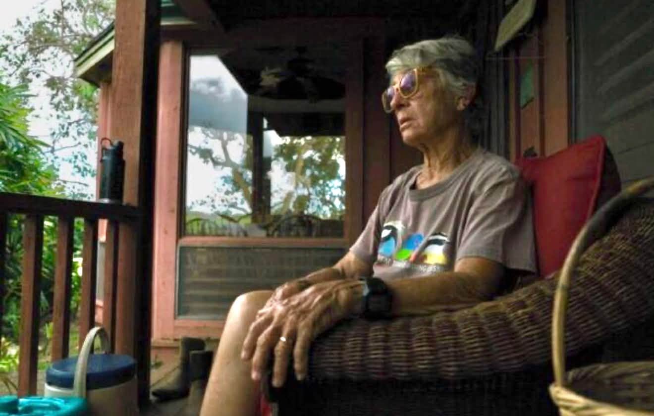 Louisa Wooten of Kauai Kunana Dairy at home in Kīlauea — the island's only dairy farm lost an estimated 50 mature fruit trees in the storm.